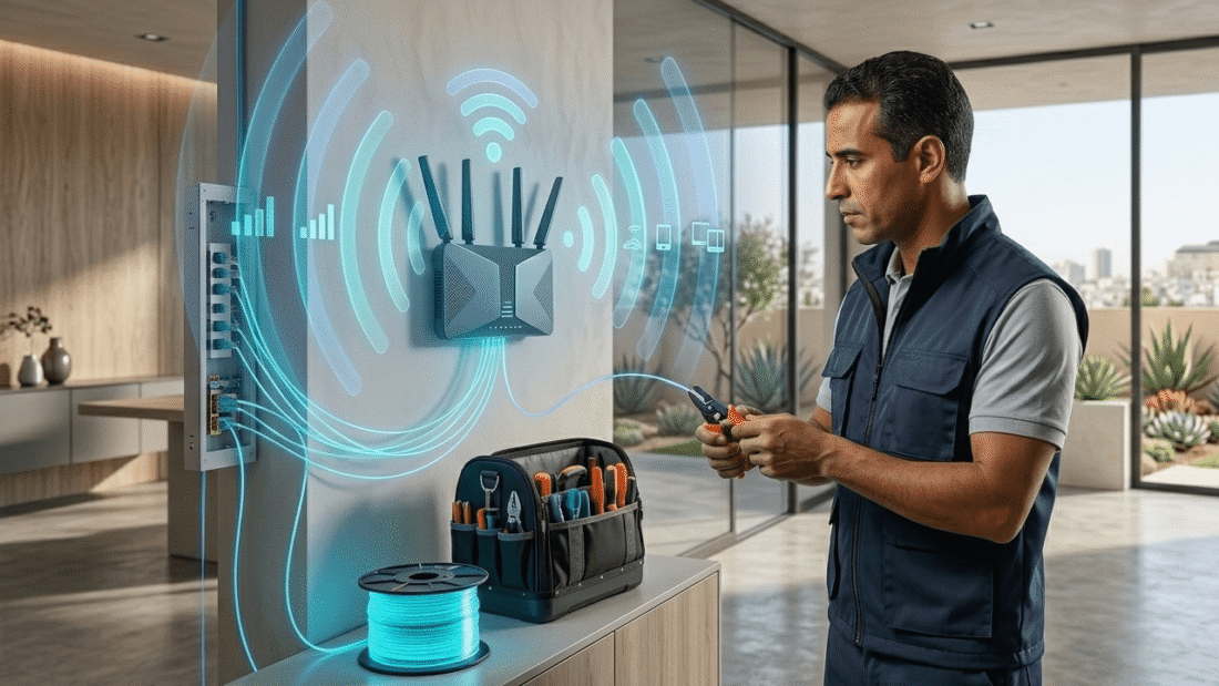 Fibre optique et WiFi