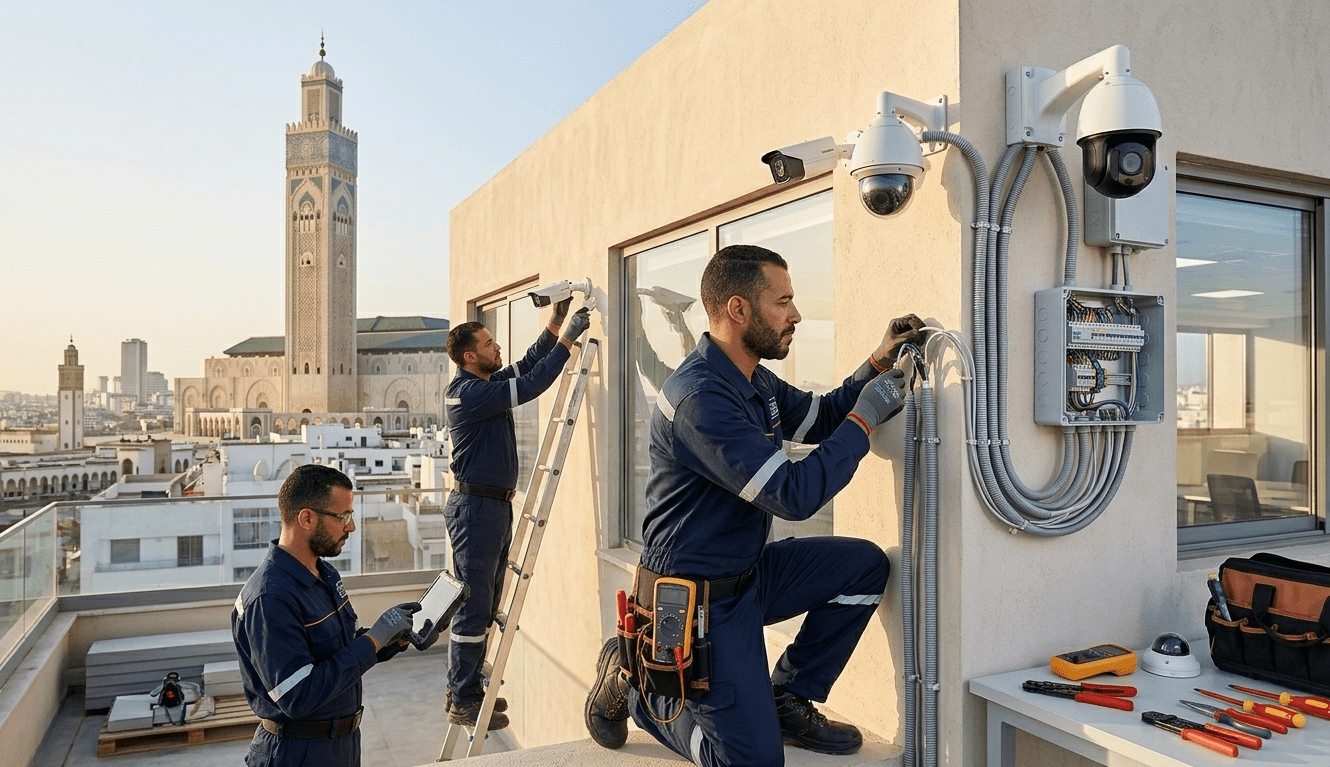 Vidéosurveillance CCTV au Maroc : Guide Complet 2026 | Auralinko